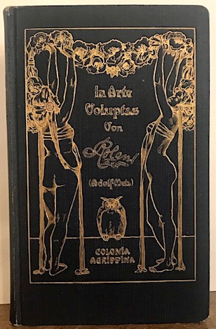 Adolf Metz In arte voluptas! Gereimtes von Adolf Metz. Buchschmuck von Feodor Pohlmann s.d. (1913?) Leipzig Privatdruck ('Allschlaraffia')